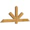 Ekena Millwork Kennewick Rough Sawn Timber Gable Bracket, Western Red Cedar, 60"W x 22"H x 2"D x 4"F, 9/12 Pitch GBW060X22X0204KEN00RWR - alternate 3